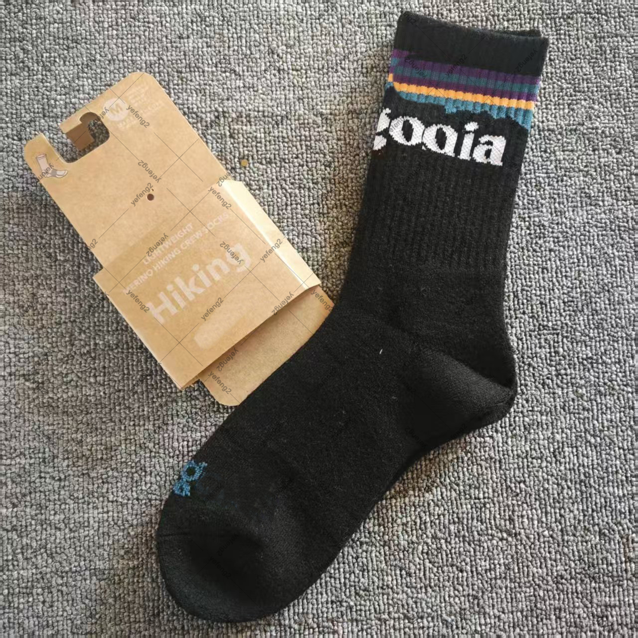 mens designer socks towel bottom sports socks pt high rise long tube letter embroidered socks-image-1077621186