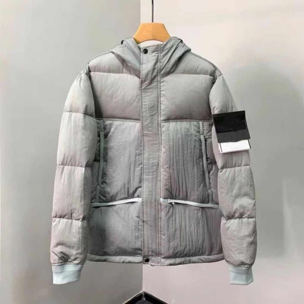 stone quality stonepuffer jacket puffer hoodie men designer jackets mens womens topstoney fashion Rhoditone down embroidery graphic coat tops hooded