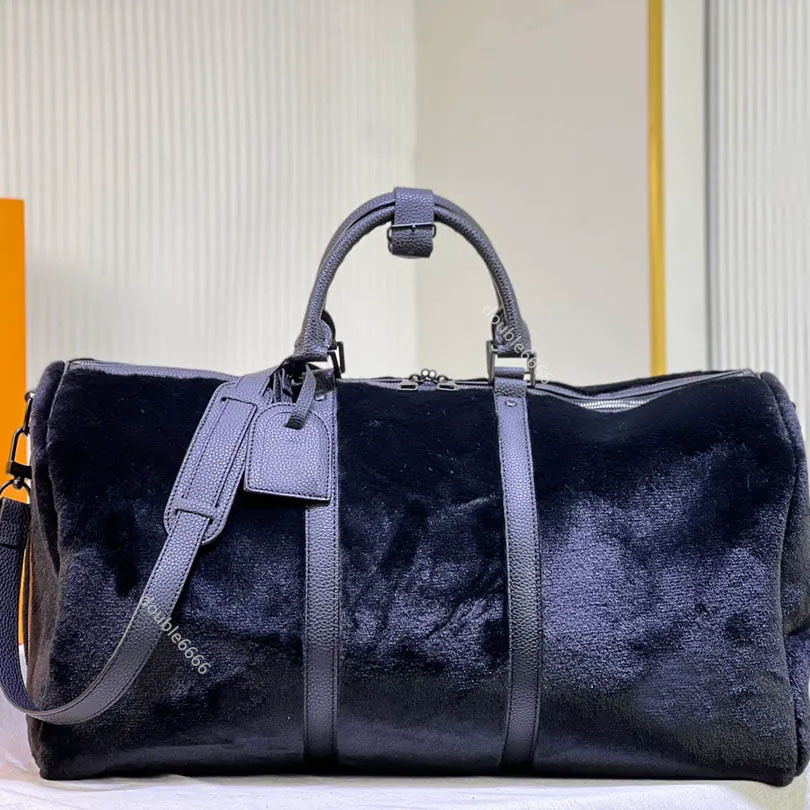 Designer grand fourre-tout pour femmes shopping week-end de voyage en peluche sac à l'extérieur sacs d'épauque doux sac crossbody sac messager sa