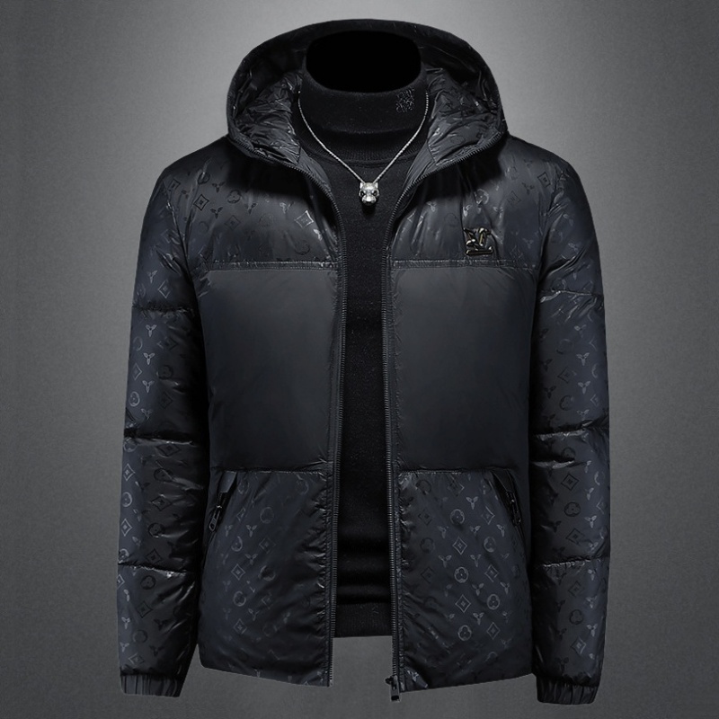 New 2025 High Quality Luxury Brand Men Women Puffer Jacket Designer Coat Thick Down Puffer Jacket Men Warmer White Duck Down Hooded Jacket Coat Asia