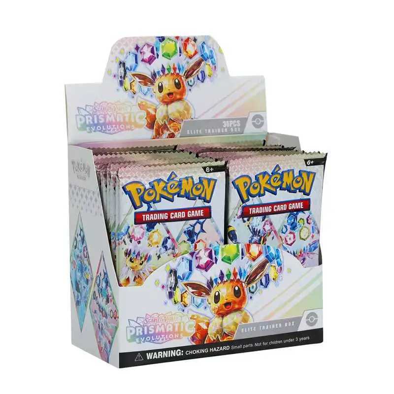 360 PcsSet Card SCARLETVIOLE 151 Prismatic Evolutions PALDEAN FATES English Booster Battle Transaction Card Gift L250928Y1XZ-image-1077525347