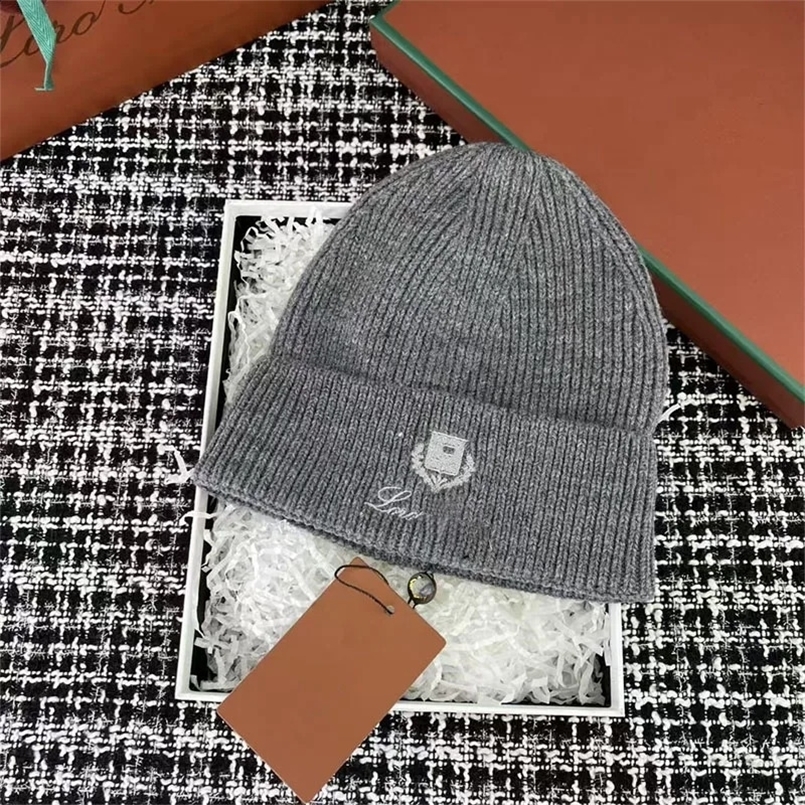 Mens and Womens Knitted Hat Coldproof Thickened Warm Hundred Towers Simple Casual ed Wool 241216-image-949671386