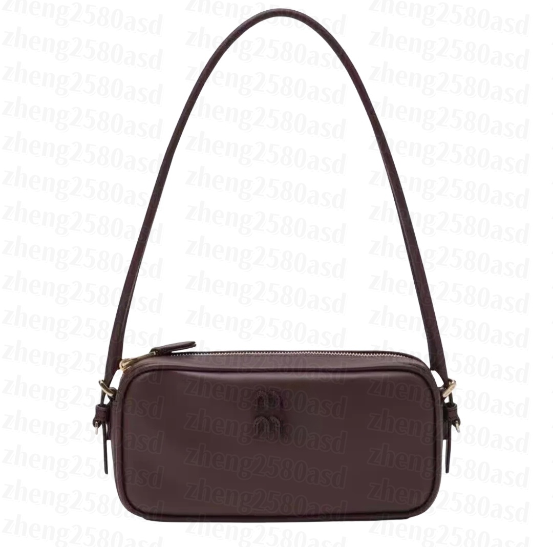 Womens Mens Shoulder bag 10a Designer leather swing zip bag straps Luxury tote handbag work bowl trendy bag Black Brown pochette satchel Clutch Cros