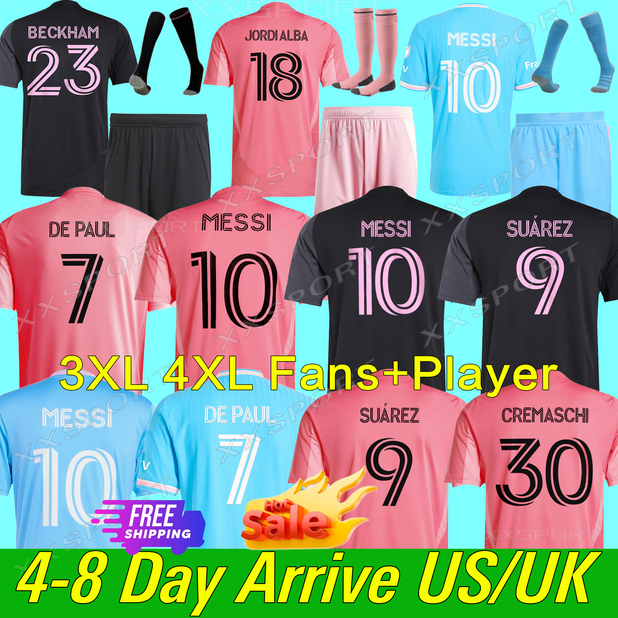 4XL 25 26 Inters MESSIS Soccer Jerseys Miamis SUAREZ Football Shirt 2024 2025 2026 HIGUAIN TRAPP PELLEGRINI Martinez FC CARRANZA PIREZ MORGAN men-image-887471434