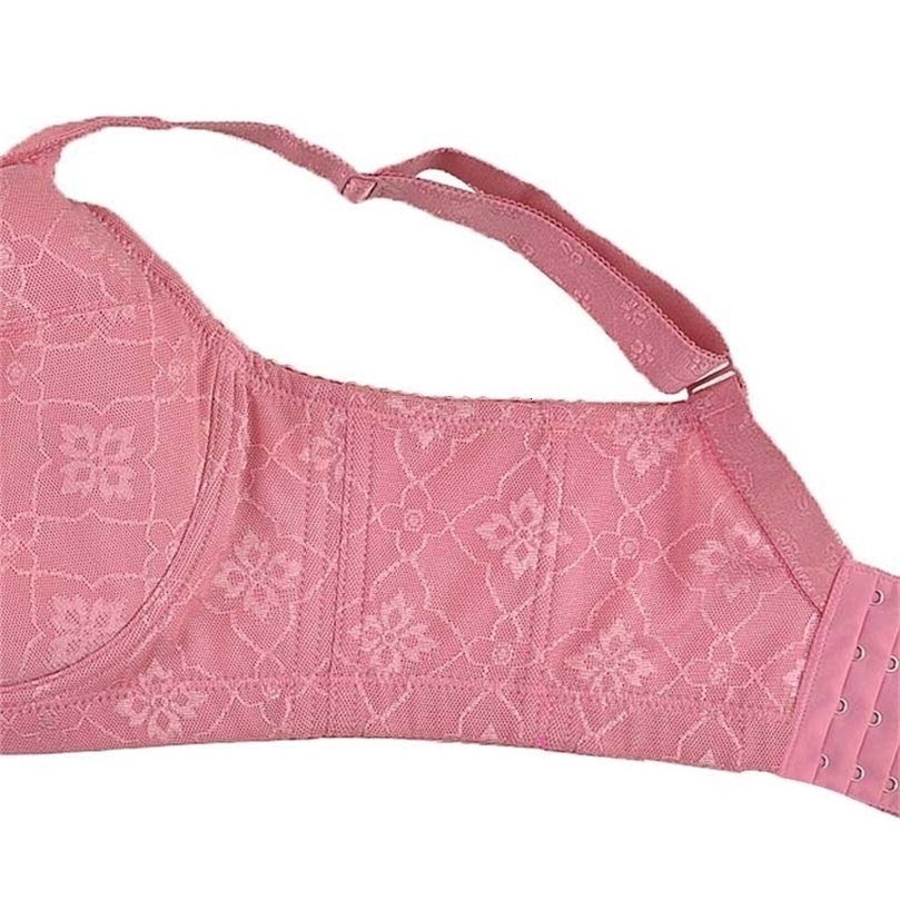 Ultralarge full DD E F G cup women bra Plus size 80 85 95 90 100 105 110 115 sexy lace push up bras cotton mother bra bh C3204 201204