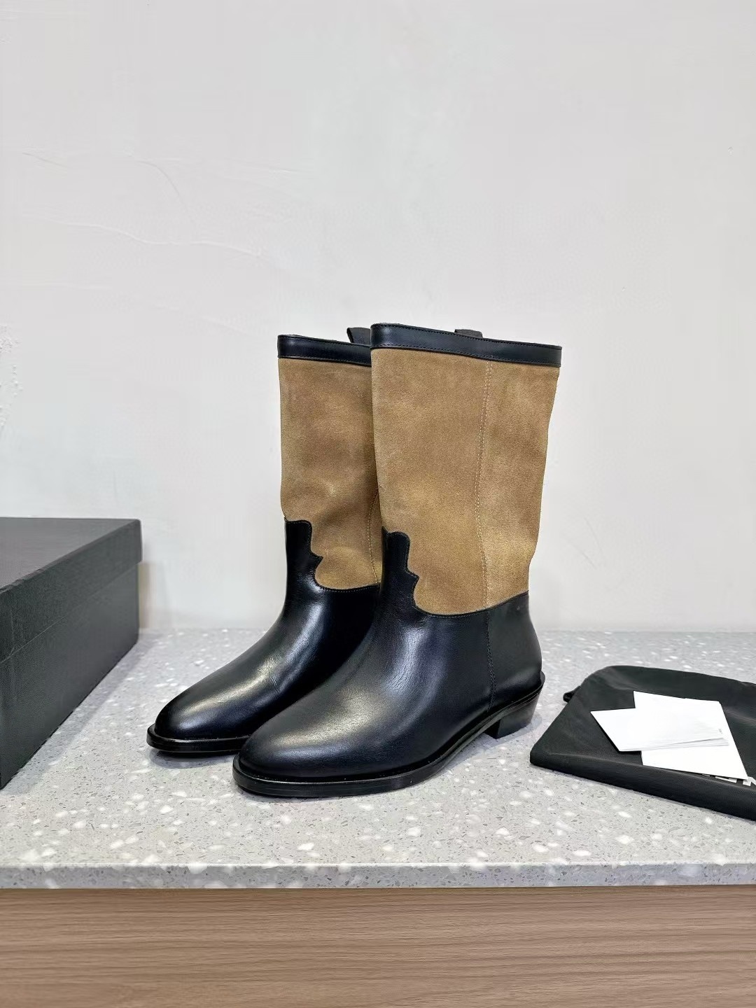 New 10A Top-Quality Women's Designer Fashion High Boots Leather Over-the-Knee Boots Stiletto Heel Winter Fashion Belt Decoration Side Zipper Bo