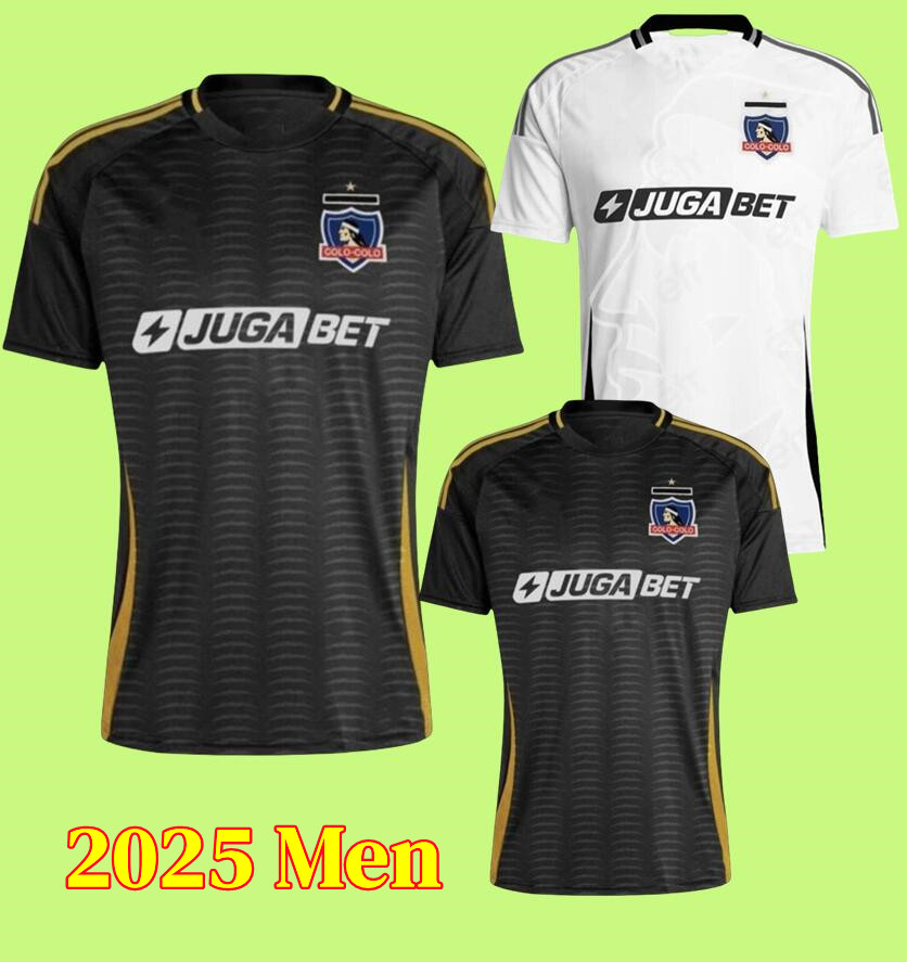2025 Colo Soccer Jerseys 2024 Club Palacios Pavez Maillots de Foot Shirt Lezcano Falcon Kids Kit Football Uniforme Home Away Third Player Version