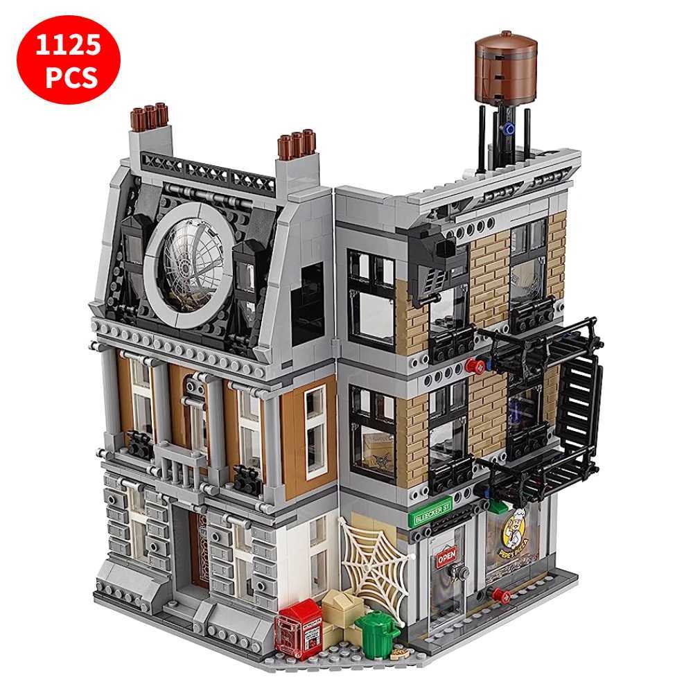 1125PCS Hero Movie Series Sanctuary Showdown Model Compatible with 76108 Building Blocks Childrens Birthday GiftsC250102-image-1040227608