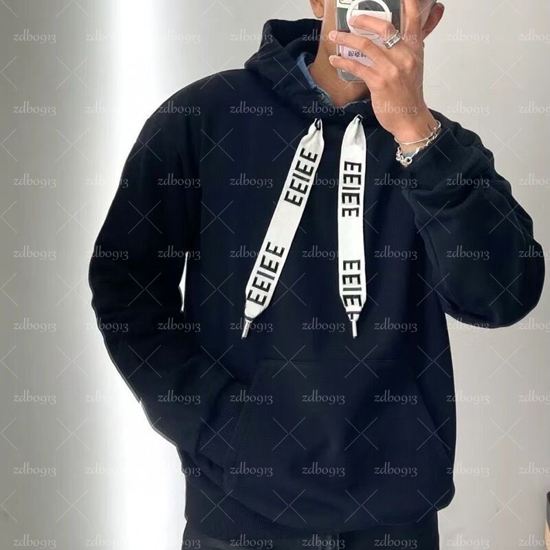 Men&#039;s hooded sweatshirt designer, high-quality pullover, all cotton top, couple embroidered sports top-image-949433524