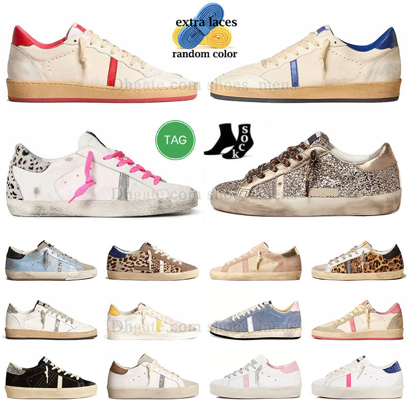 goldengoosesneakers women golden goose Shoes Ball Star Ballstar Super Star Superstar Luxe Chaussures zapatos zapatilla vintage beige rose glitter