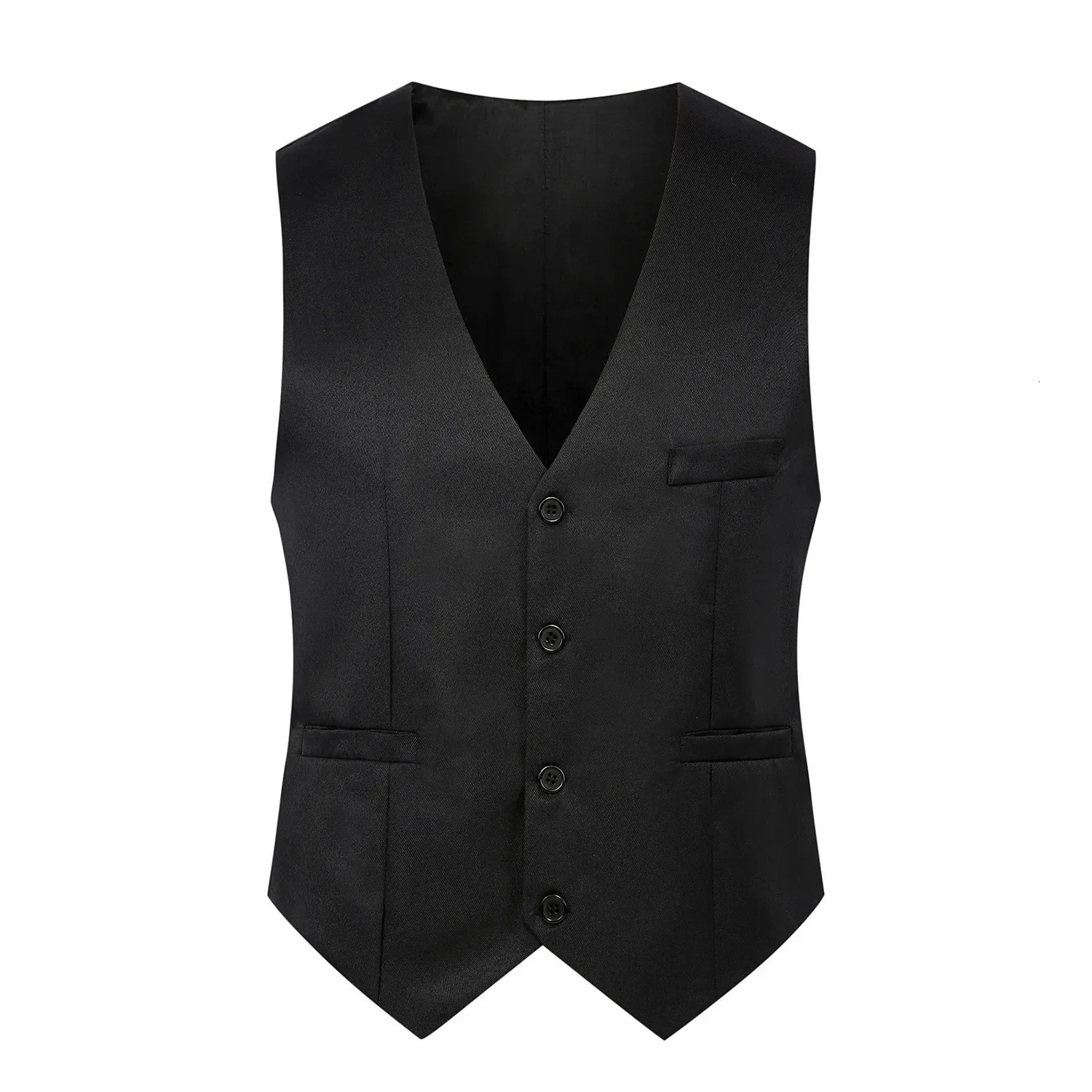 Mens Vest Korean Style Suit 2024 Spring and Autumn Slim Waistcoat British Fashion 241224Z