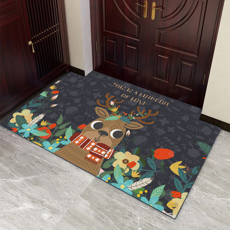 Floor Mat Door Mat Entrance Carpet Bathroom Bedroom Toilet Home Kitchen Absorbent Foot Mat Entrance Door Mat-image-1040399435