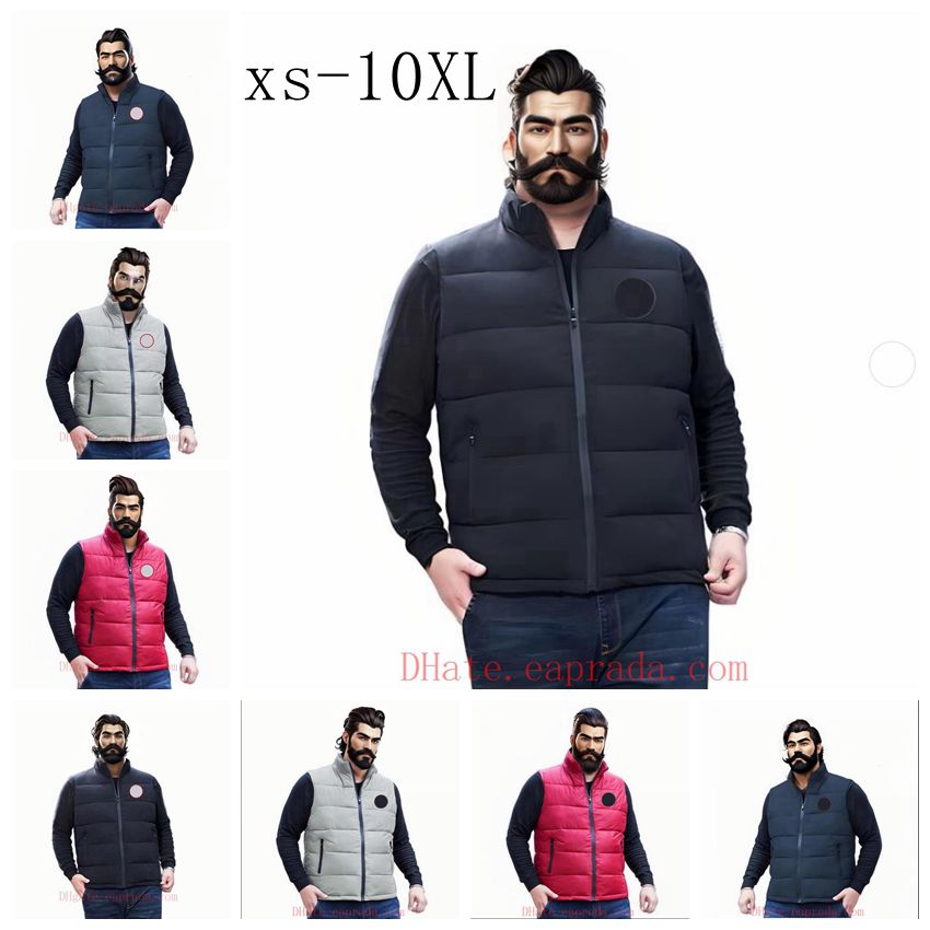 Mens Vests Designer Gilet Down Vest Black Badge Puffer Vest Gilet Bomber Embroidered Chest Badge Body Warmer Outerwear Autumn Winter Jackets XS-10XL