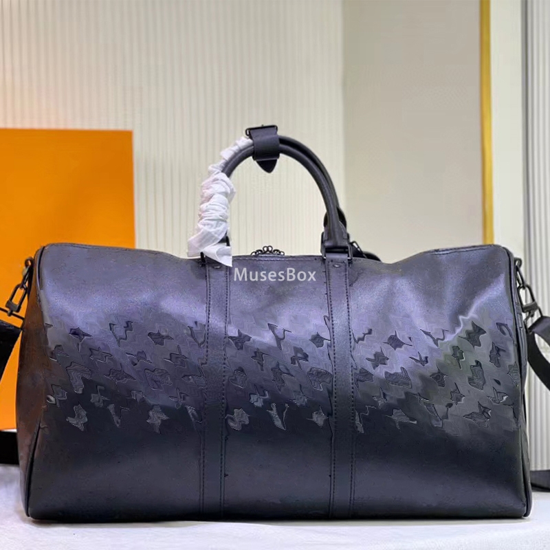 Duffel Bags large designer travel bag luggage tote bag women shoulder bag 45 50 55 sport tote oversized black leather luxury handbag outdoor duff-image-897964419