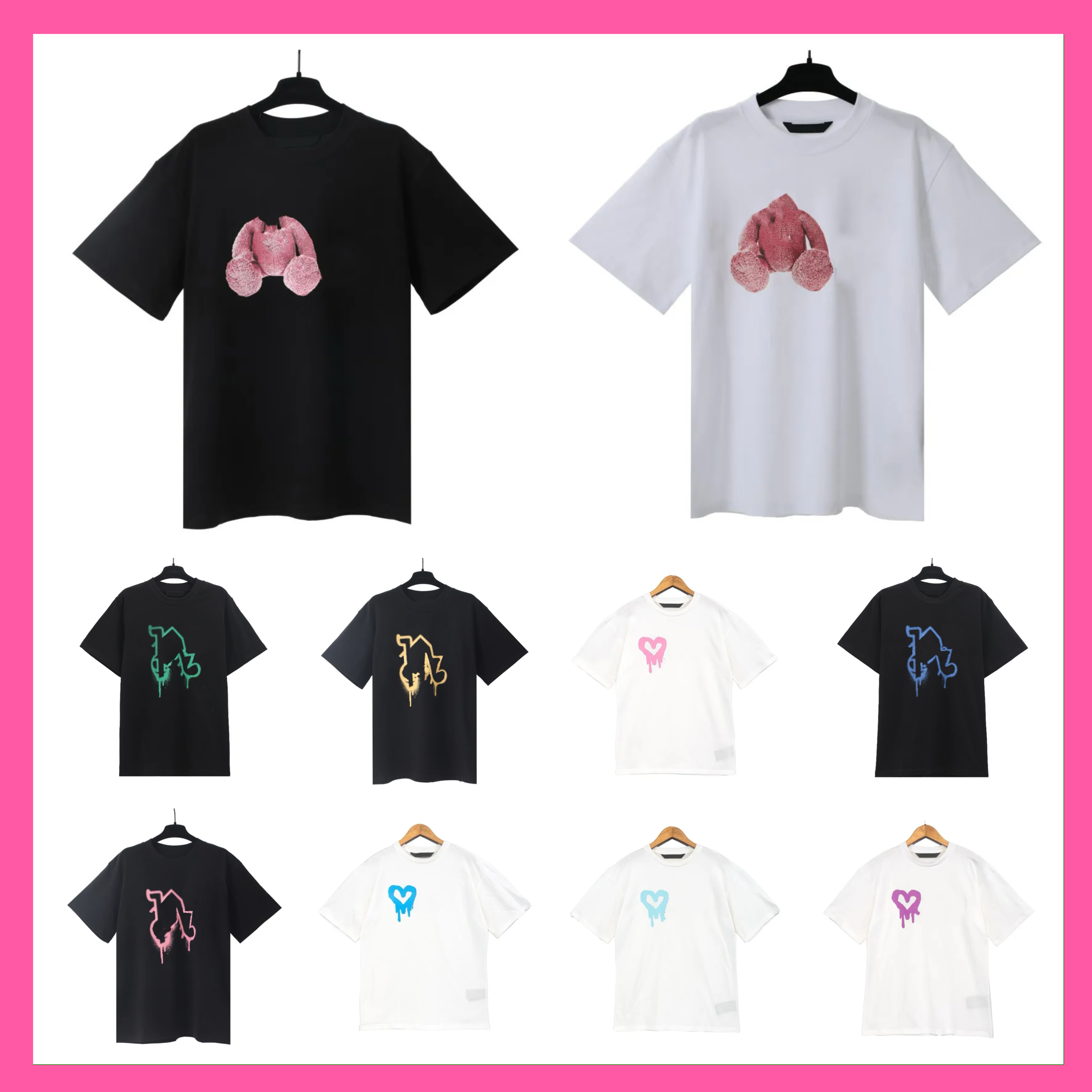 t shirts designer mens plamtshirt men shirt for man top womens t-shirt crew neck short letter tee sleeve cotton breathable shirt white black-image-946509357