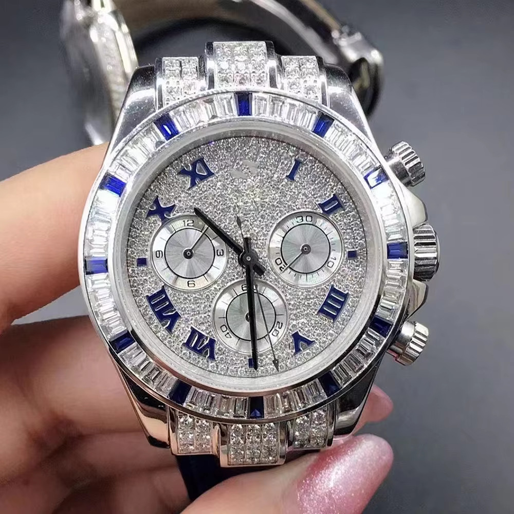 2023 Luxury Automatic Transmission VVS D Moissanite with Luminous Men's and Women's Watch Designer