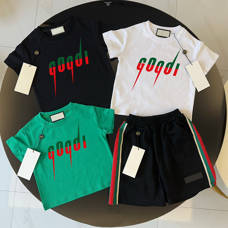 Kids Designer Sets Tshirt Tracksuits Luxury Cotton Short Pant Hot Sale Suits Boys Girl Sweatshirts-image-1040612724