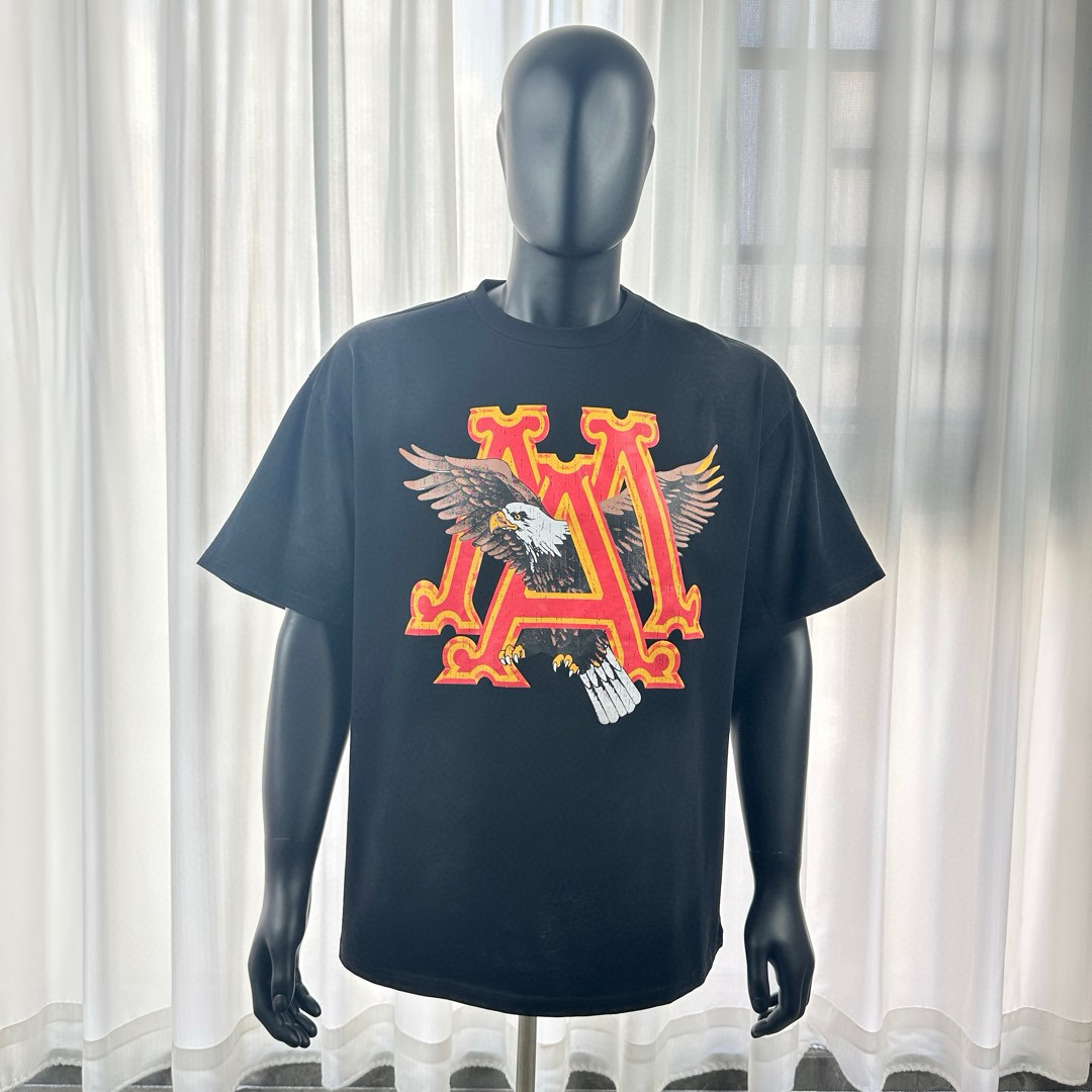 2025 Mens T Shirts high qualit Luxurys t Shirt Round neck Pure color Fashion PolosShirts eagle printing 12 style Men Casual short sleeves Men Design
