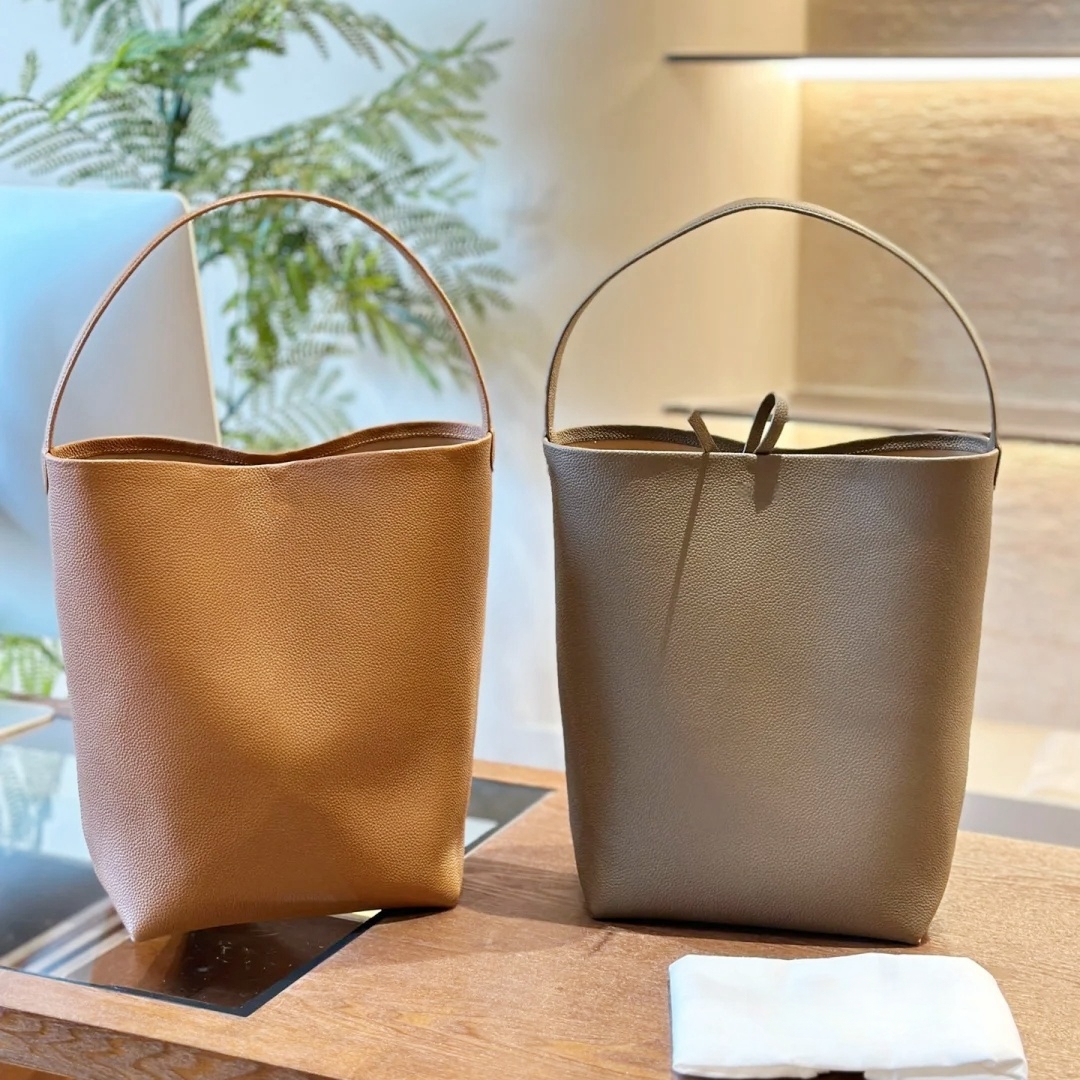 Luxury Row park tote Handbag bucket Bag Womens men Designer Shoulder bag Black Brown leather city work clucth Bag Sac luxe Diaper Crossbody Drawstri