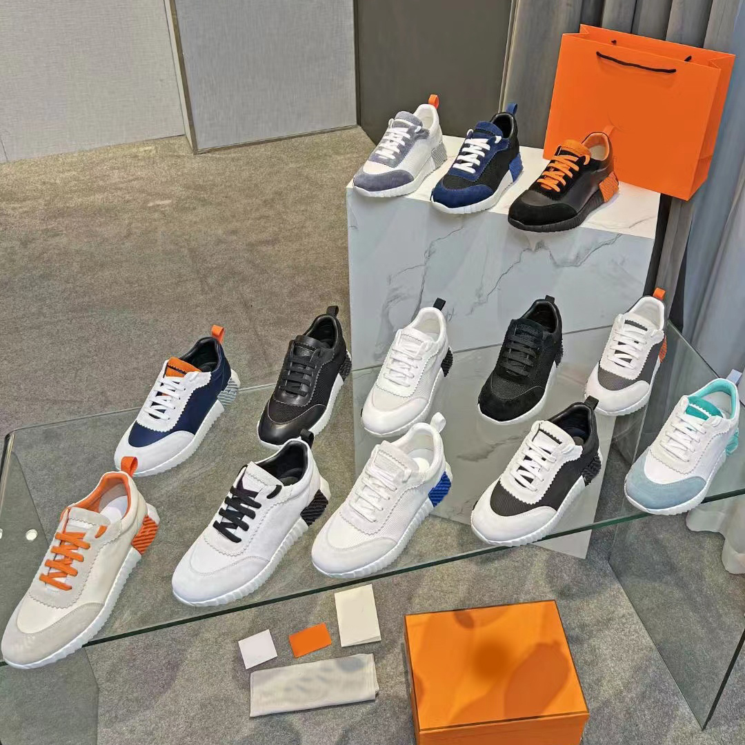 Designer Sneakers Men Shoes Light Sole Mesh Suede Goatskin Shoe Breathable Outdoor Trainers Comfort Sneaker 38-45-image-910147880