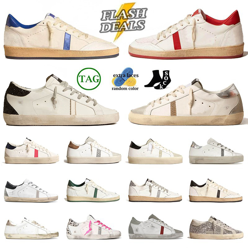 golden goose sneakers men women shoes designer shoes Plate-forme doold dirty black white green pink glitter tripler luxury mens trainers