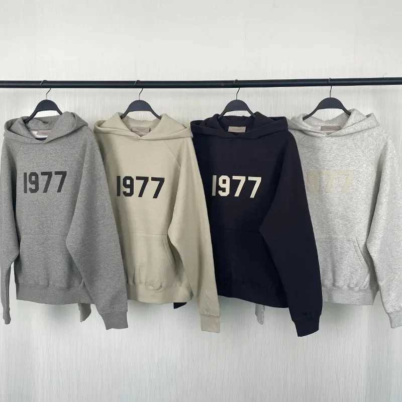 Men's Hoodies Sweatshirts 2024 ss-1977 flooring hooked sweatshirt fog essential flce lined casual fit trend brand sweatshirt cross-border bests