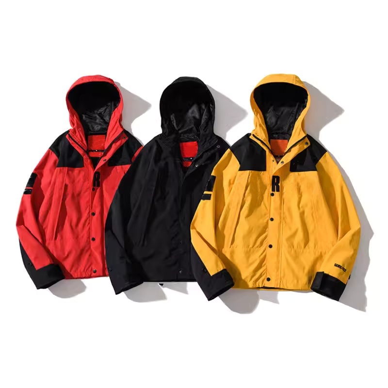 2025 Spring Men Casual Hooded Jacket Coat Outdoor Embroidered Logo Hoodies Jackets Windbreaker Outerwear