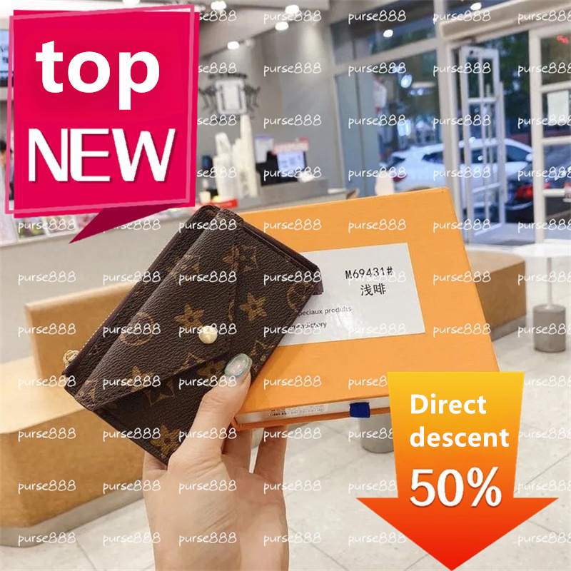 New M69431 CARD HOLDER RECTO VERSO Designer Fashion Hot Womens Mini Zippy Organizer Wallet Coin Purse Bag Belt Charm Key Pouch Pochette Accessoir