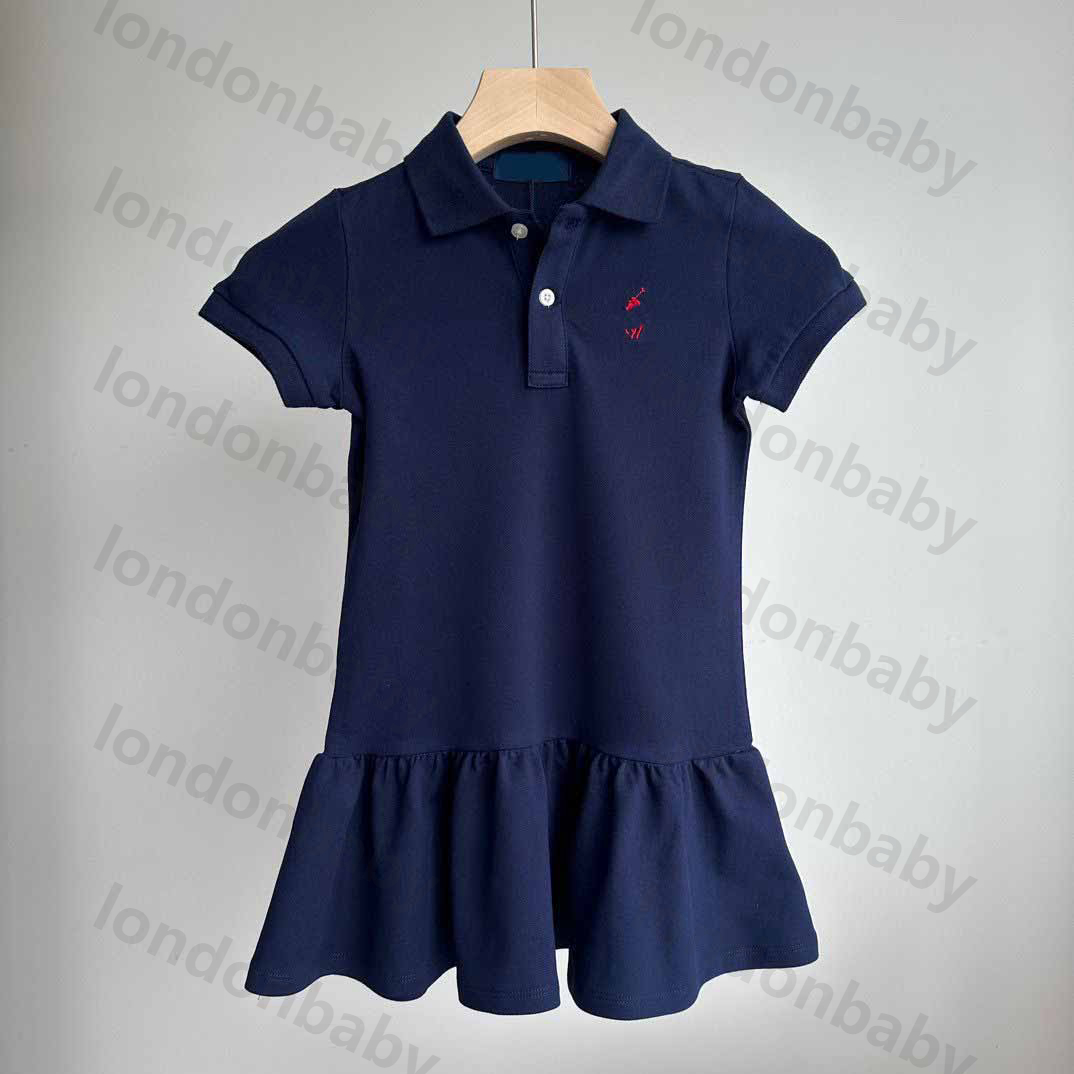 Designer Dress For Kids Luxury Dresses Kid Fashion Horse Sports One Piece Dress Girls Logo Short Sleeve Dresses -8 Sweet Girl Tshirt Child Skirt-image-1041167233