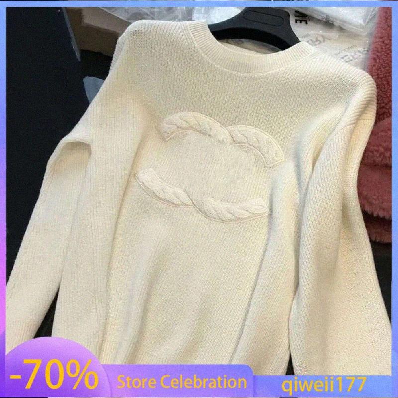 Fashion Advanced version Womens Sweaters France trendy Clothing letter Graphic Embroidery Fashion Round neck Luxury Sweater tops tees