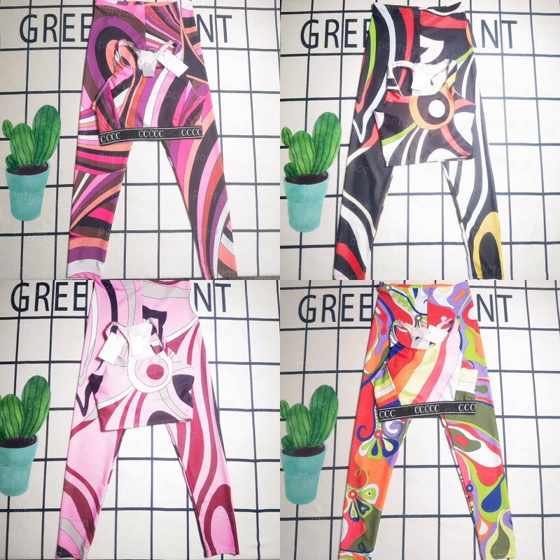 Designer Swimwear Swimsuits Women Sexy Sleeveless Yoga Outfits Beach Bathing Suits Push Up Cropped Tanks Leggings Luxury Surfing Set Summer Brand-image-1041174184