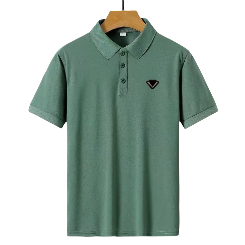 Men's Polos New Polos designer shirt t-shirt cotton men's top women's t-shirt high-quality sportswear pullover black t shirt