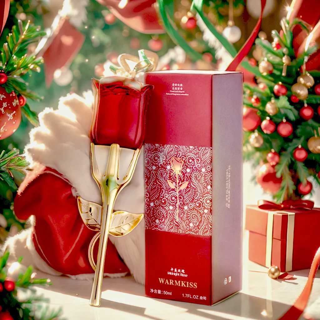 Perfume persistent red rose fragrance body spray used for elegant and attractive womens daily dating perfume Christmas gift W250110-image-1041360695