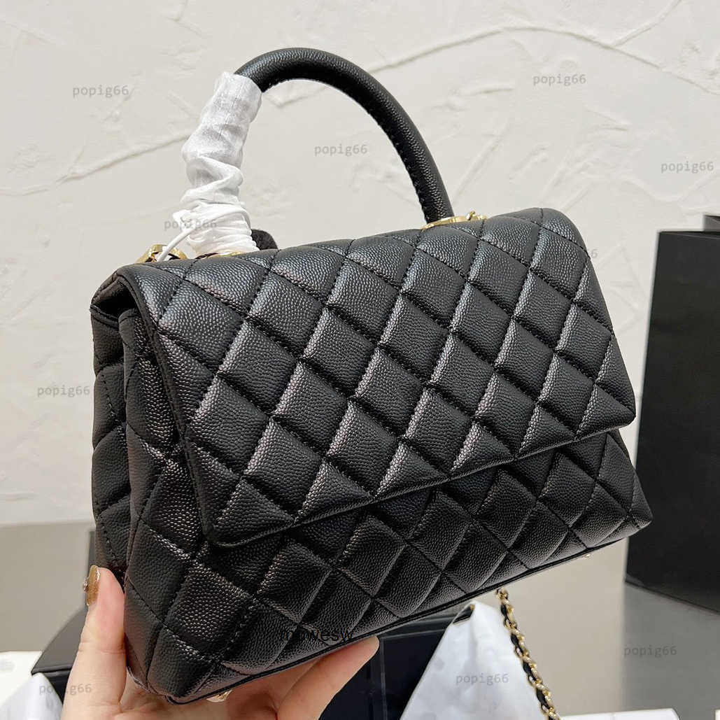 Evening Bags Totes Luxury Classic Totes Bag Women Designer Bag Top Caviar Calf Leather Quilted Plaid Chain Handle Single Flap rossbody Bag Outdoor S