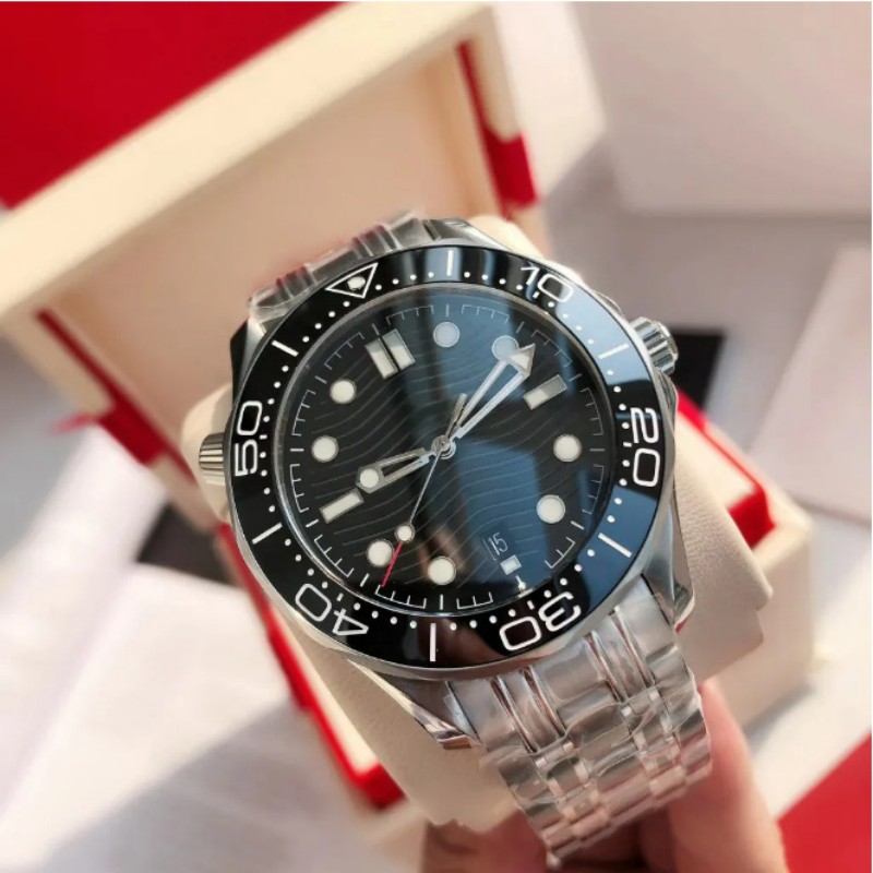 montre mécanique hommes montre verre saphir avec jour en acier inoxydable dames imperméables montres en or couples affaires avancées avec boîte