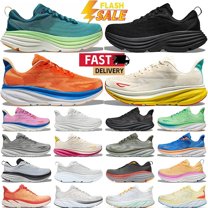 Free shipping Designer Shoes high quality clifton 9 Running Shoes for Men Women Sneakers black white hiking shoe breathable Outdoor Sports Trainers