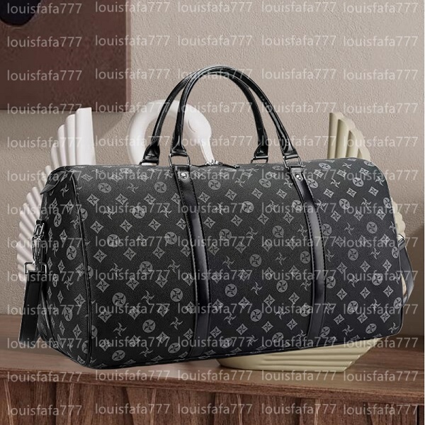 55CM Leather designer men Duffel Bags Leather Suitcases on luggage bags Sport Outdoor Packs shoulder women Travel bags messenger bag Tote bag Uni-image-1041231954