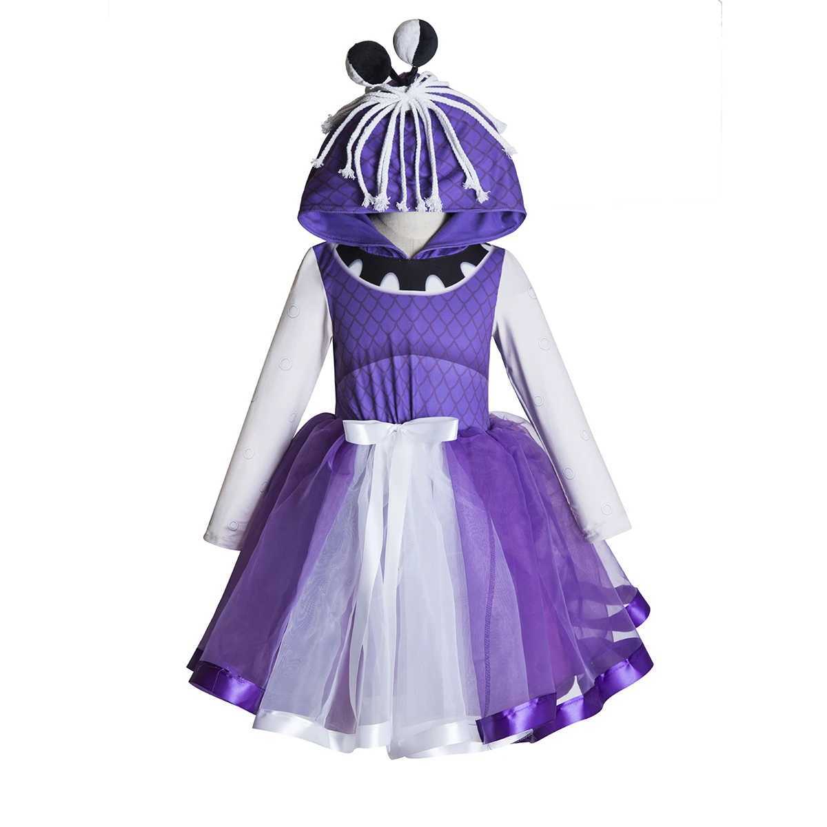 Monster Tutu Dress with Eyes and Hair Monster Eyes Hair Monster Tutu Dance Recital/Dress up Halloween costume Bithday Tutus W250111-image-1041489360