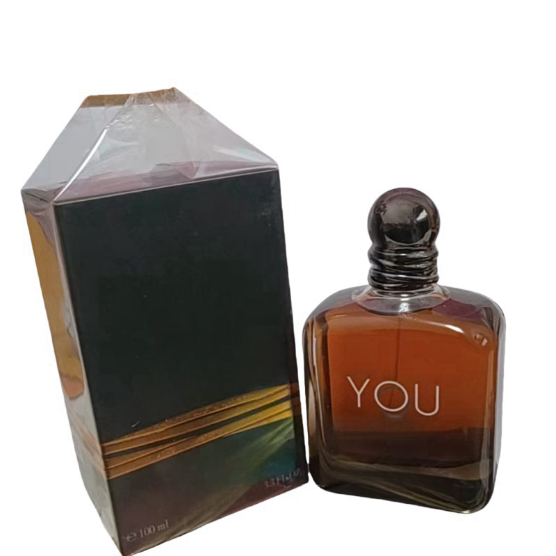 Cologne men perfume STRONGER With alloy cover High quality top designer Cologne perfume 100ml Sexy women fall in love with you perfume luxury bra-image-1041471661