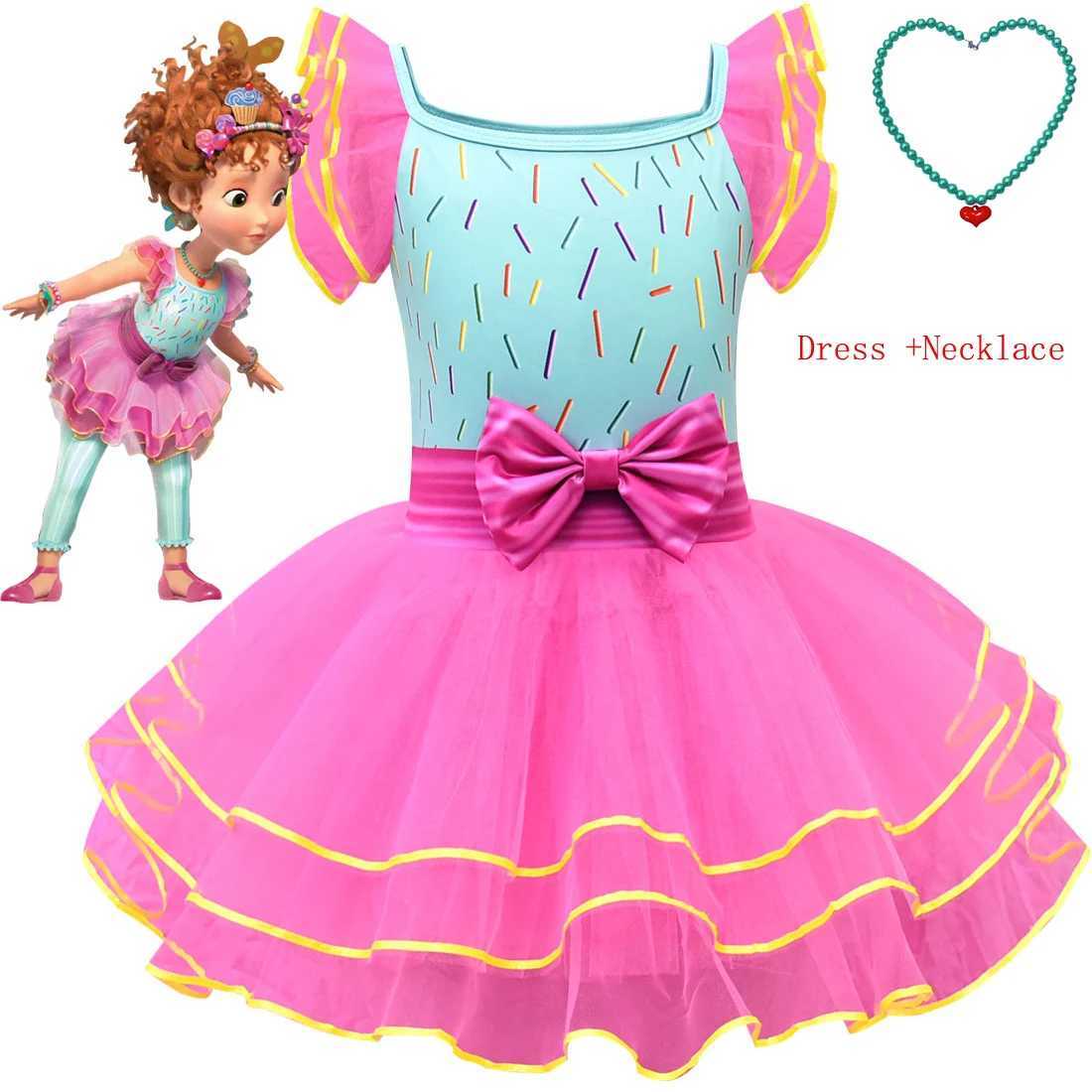 Childrens fancy dress+necklace Par Halloween costume Nancy costume Tutu dress Baby and toddler girl costume W250111-image-1041490160
