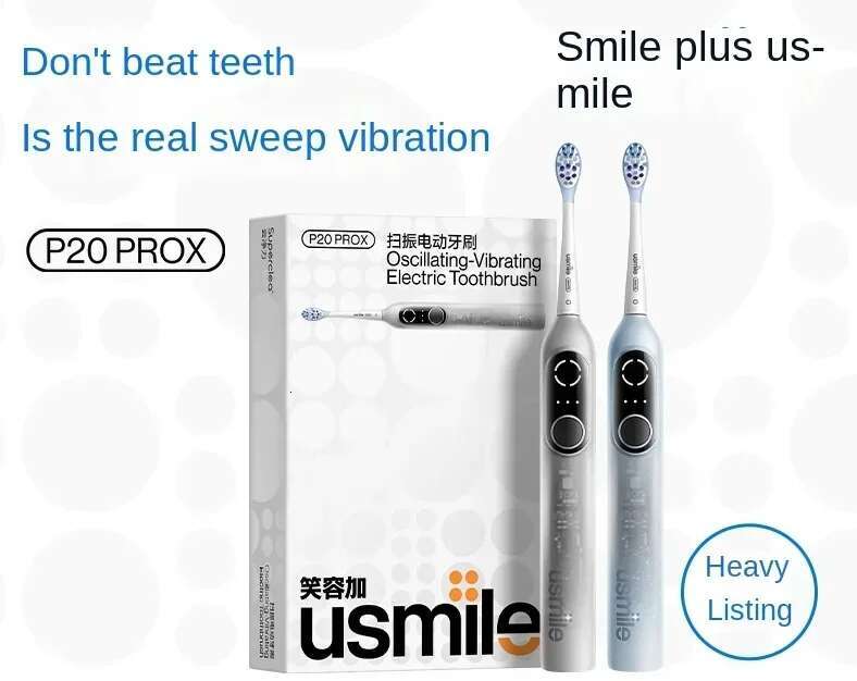 Usmile Electric Toothbrush Automatic Adult Couple&#039;s Edition Men&#039;s and Women&#039;s Gift Set with Vibration Cleaning P20 PROX-image-1041598896