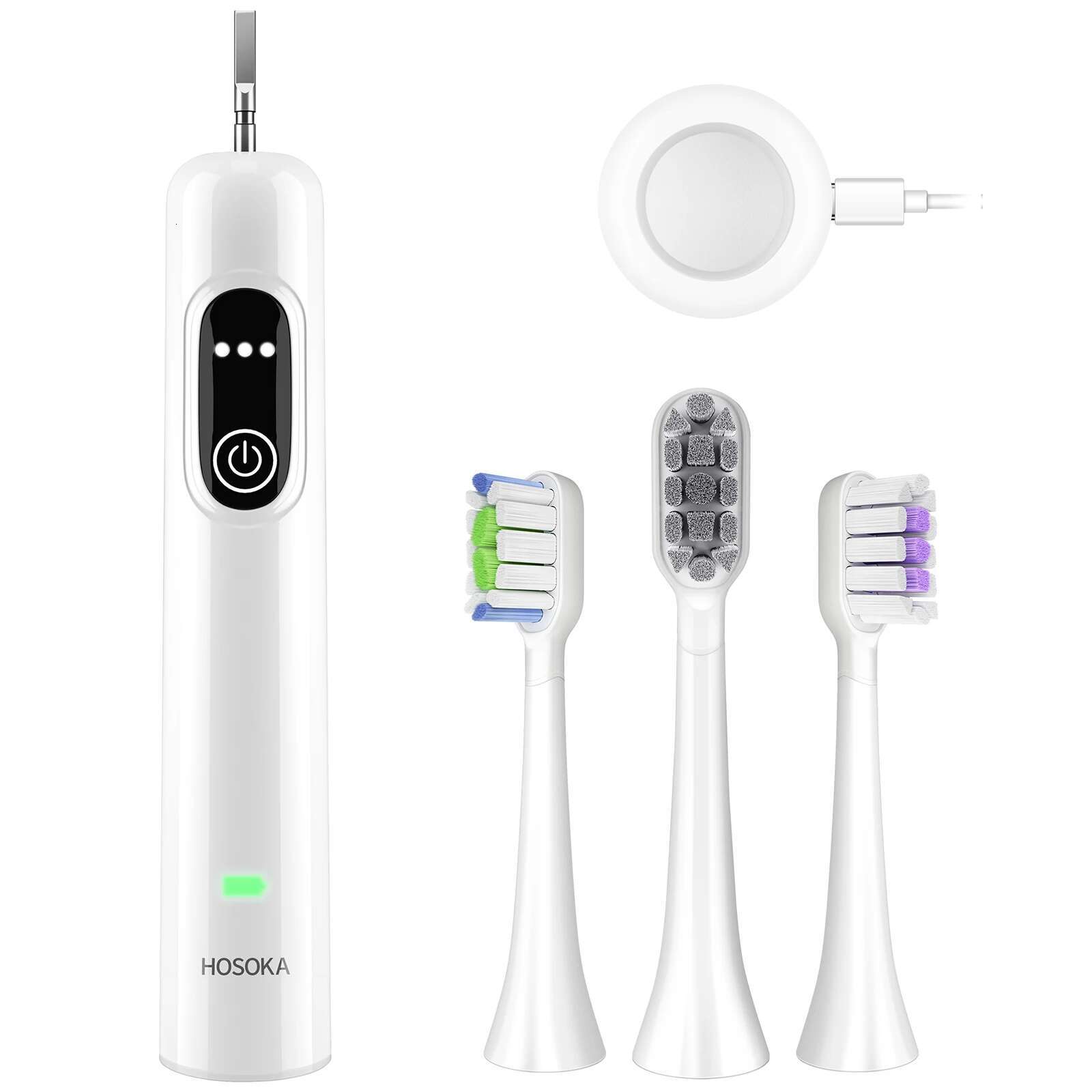 Sonic Electric for Adults, Oscillation & Vibration Smart Toothbrush with Customizable App, 3 Brush Heads, Waterproof-image-1041599035