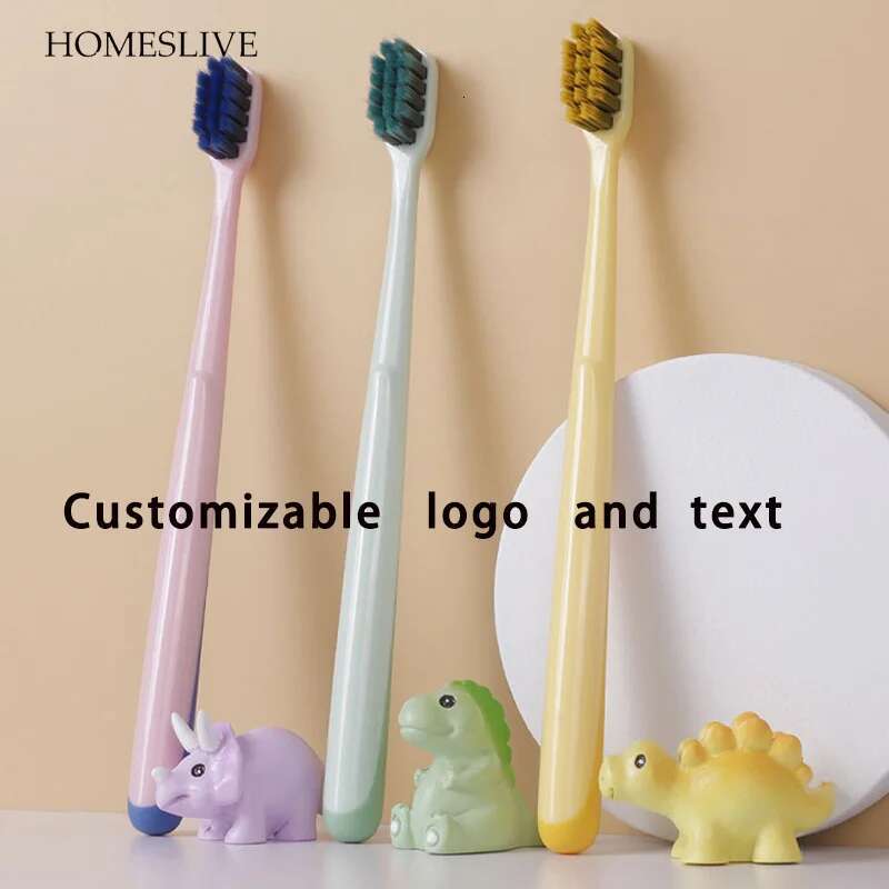 Homeslive 50pcs Toothbrush Can Be Customized Text Name Care Accessories Tooth Whitening Instrument Tongue Scrape-image-1041598454