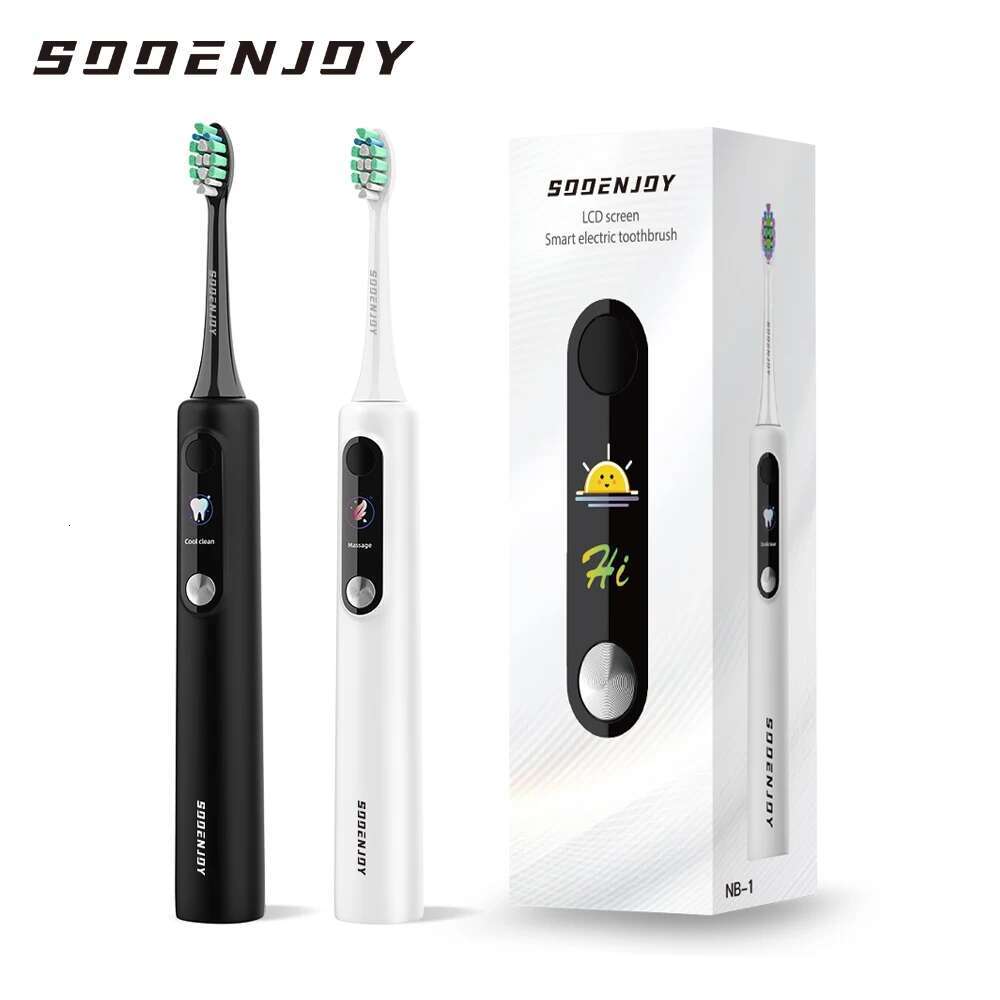 SOOENJOY NB-1 Sonic Electric Toothbrush Smart LCD Screen Ultrasonic Tooth Brush DIY Mode Cleaner Adult Automatic IPX7 Waterproof-image-1041597659
