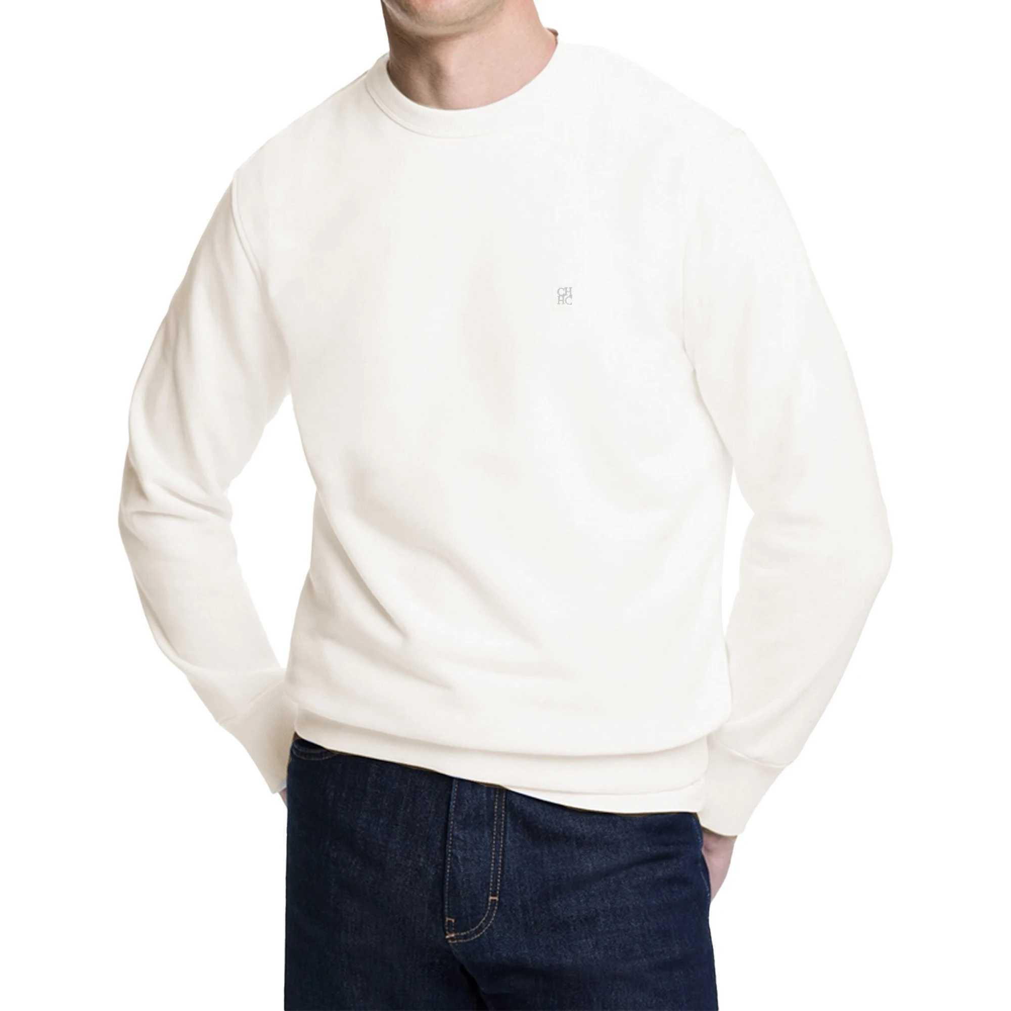 Men's Hoodies Sweatshirts CHCH Autumn Mens Hoodie Casual Zipper Solid Color Round Neck Mens Fashion Long Sportswear Top Basic Hoodie Y250112CF9