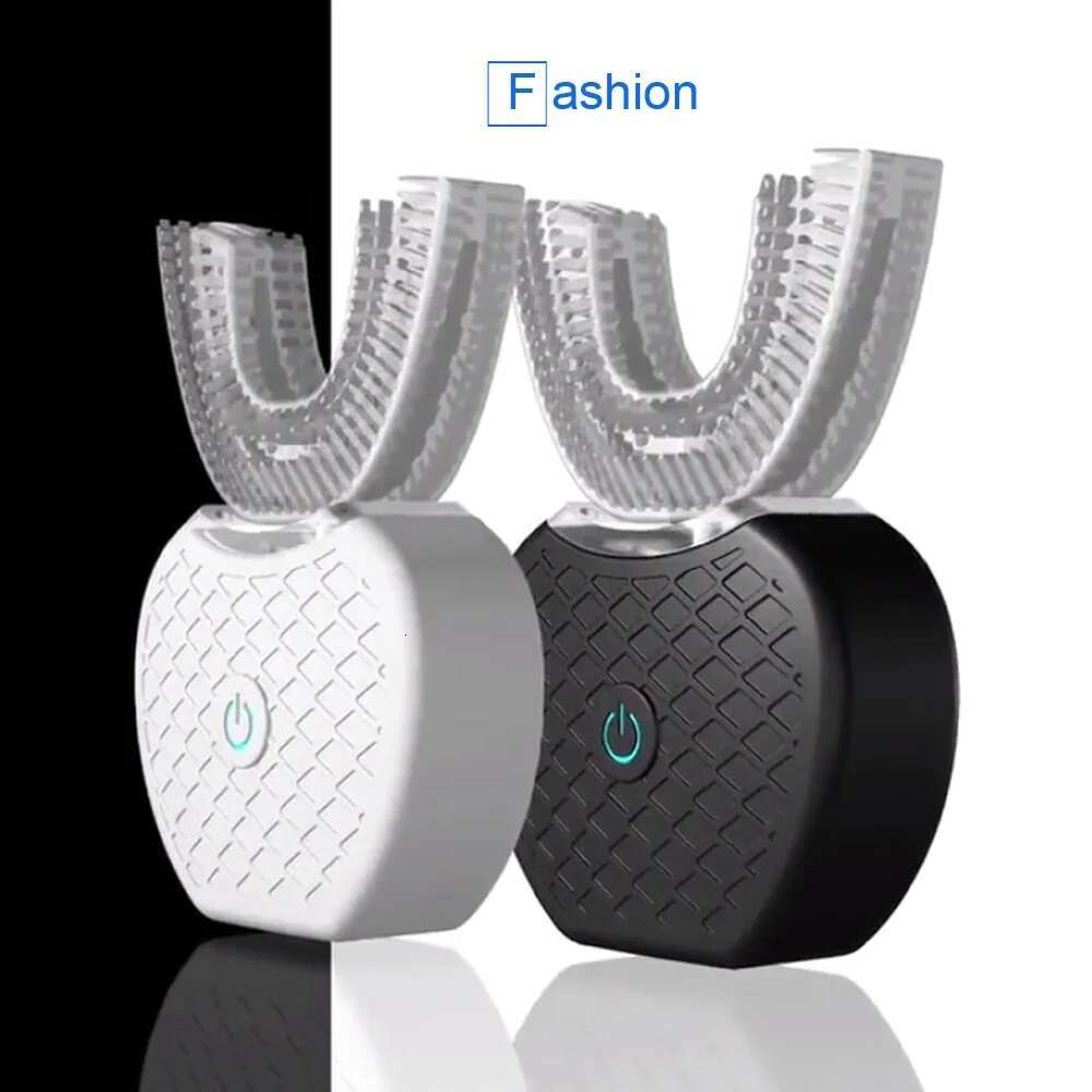 Toothbrush,U Shape Ultrasonic Cleaner Teeth Whitening Lamp 360 Adult Electric Automatic Toothbrush-image-1041598926