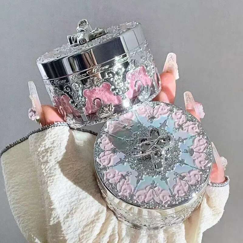 wer Knows Swan Ballet Loose Powder Oil Control Long Lasting Matte Waterproof Sweatproof Korea Facial Makeup Cosmetics-image-1041644684