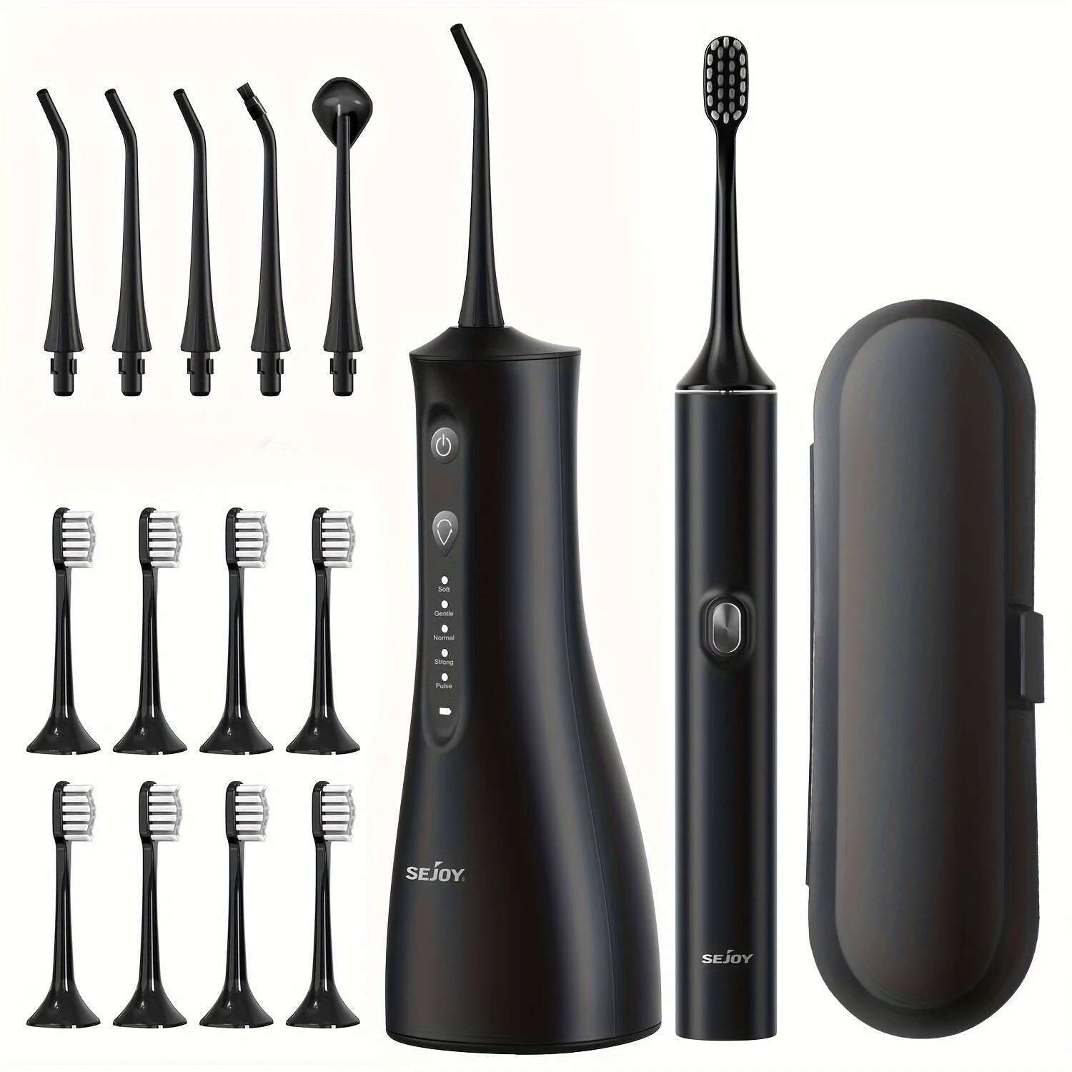 SEJOY ssers for Teeth Cordless Oral Irrigator Dental Water Jet & Electric adults Sets Sonic Toothbrush-image-1041597590