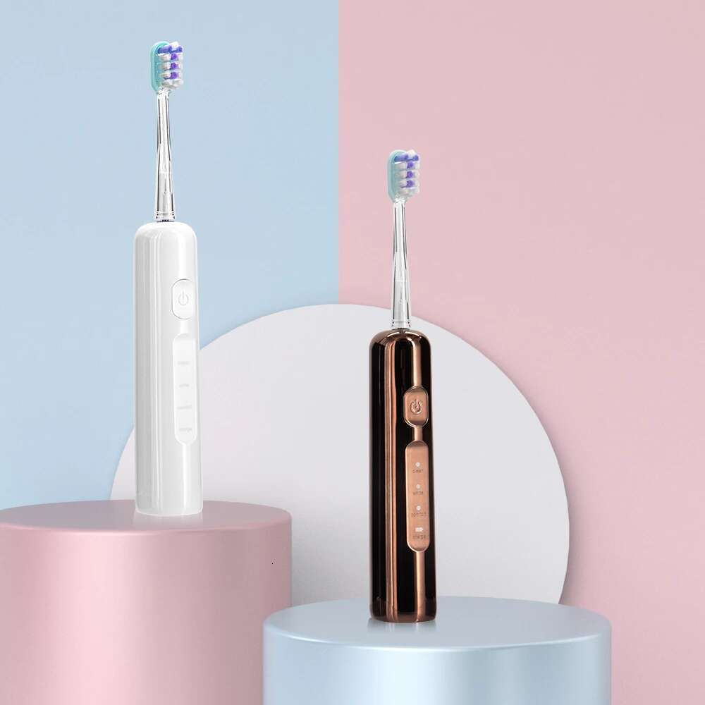 Sonic Cleaning Dental Care Rechargeable Electric Toothbrush with 6 Standard Brush Heads-image-1041598354