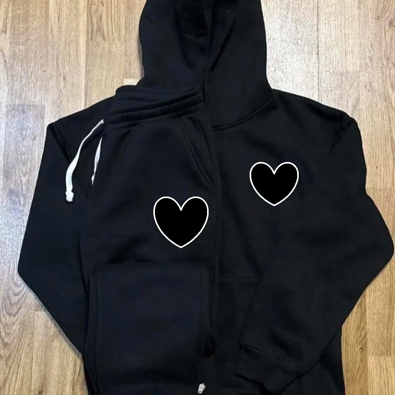 5A Survêtement Homme Ensemble Sportswear Coton 100% Hiver Brodé Shooter Chaud Femme Y2k Hoodie Designer Manches Longues Pullover avec Pantalon